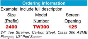 TW150 ordering info