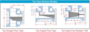 Tee Type Strainers bodies Sure Flow