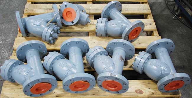 Sure Flow 300 Y strainers ready to ship